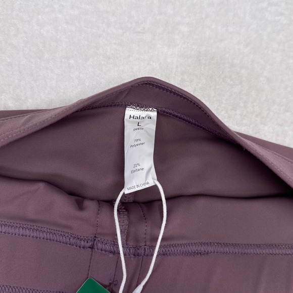 Halara Pants Womens Size Large Pink High Rise Wide Leg Baggy Career Pockets NEW - Picture 6 of 10